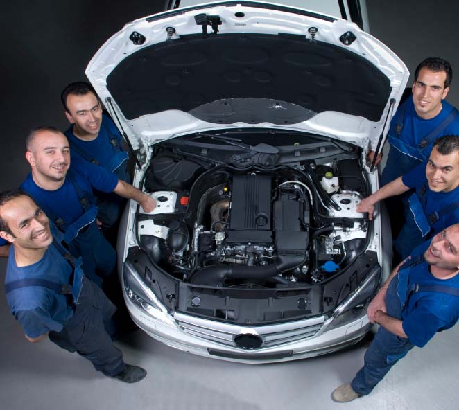 used car dealer auto repair staff
