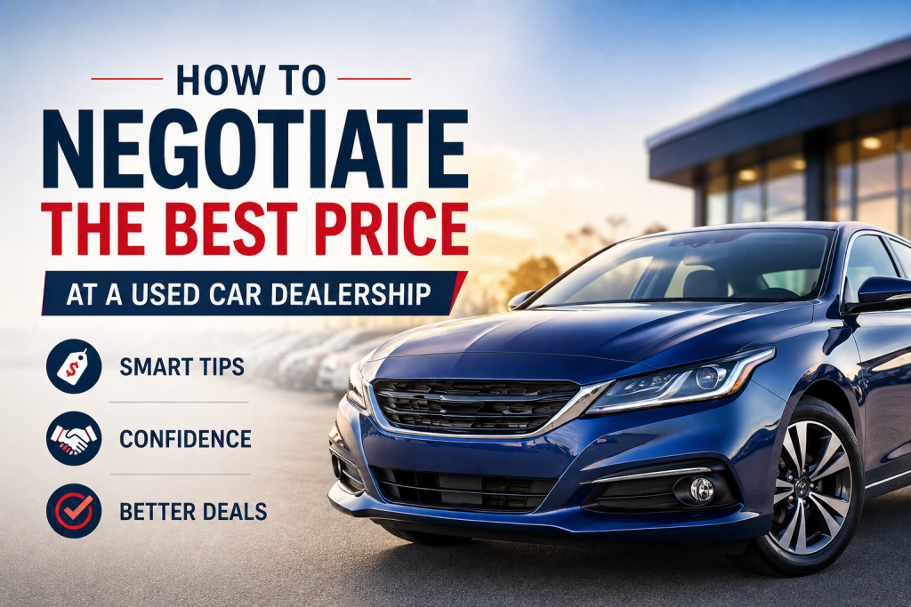 How to Negotiate the Best Price at a Used Car Dealership